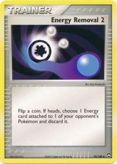 Pokemon Card - Power Keepers 74/108 - ENERGY REMOVAL 2 (uncommon)