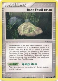 Pokemon Card - Power Keepers 86/108 - ROOT FOSSIL (common)