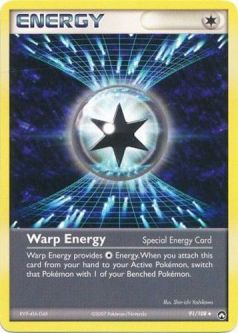 Pokemon Card - Power Keepers 91/108 - WARP ENERGY (uncommon)