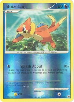 Pokemon Card - Diamond & Pearl 72/130 - BUIZEL Lv.10 (REVERSE holo)