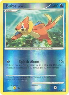 Pokemon Card - Diamond & Pearl 72/130 - BUIZEL Lv.10 (reverse holo)