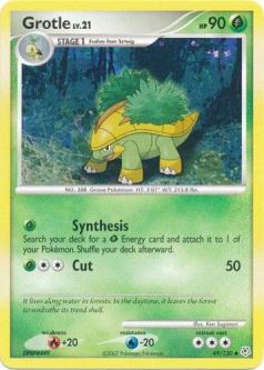 Pokemon Card - Diamond & Pearl 49/130 - GROTLE (uncommon)