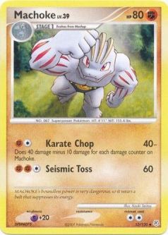 Pokemon Card - Diamond & Pearl 53/130 - MACHOKE (uncommon)