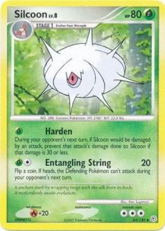 Pokemon Card - Diamond & Pearl 63/130 - SILCOON (uncommon)