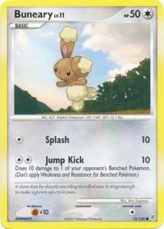 Pokemon Card - Diamond & Pearl 73/130 - BUNEARY (uncommon)