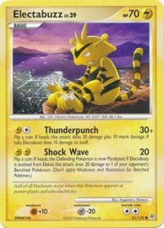 Pokemon Card - Diamond & Pearl 81/130 - ELECTABUZZ (uncommon)