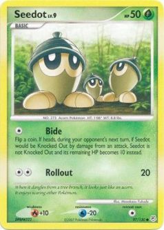 Pokemon Card - Diamond & Pearl 97/130 - SEEDOT (uncommon)