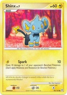 Pokemon Card - Diamond & Pearl 98/130 - SHINX (uncommon)