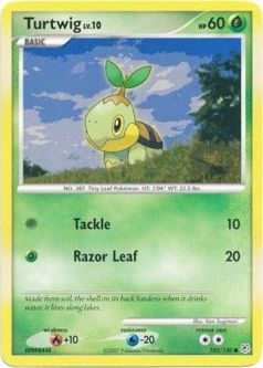 Pokemon Card - Diamond & Pearl 103/130 - TURTWIG (uncommon)