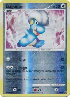 Pokemon Card - D&P: Secret Wonders 76/132 - BAGON Lv.11 (reverse holo)
