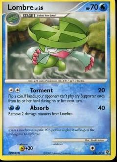 Pokemon Card - D&P: Secret Wonders 54/132 - LOMBRE Lv.26 (uncommon)