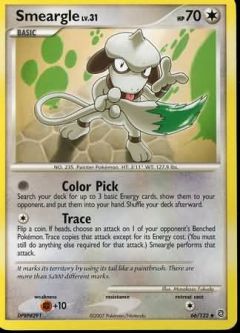 Pokemon Card - D&P: Secret Wonders 66/132 - SMEARGLE (uncommon)