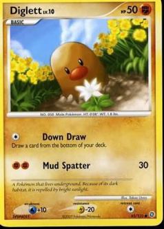 Pokemon Card - D&P: Secret Wonders 85/132 - DIGLETT Lv.10 (common)