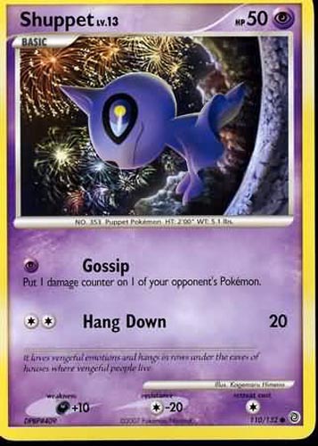 Pokemon Card - D&P: Secret Wonders 110/132 - SHUPPET Lv.13 (common):  BBToyStore.com - Toys, Plush, Trading Cards, Action Figures & Games online  retail store shop sale