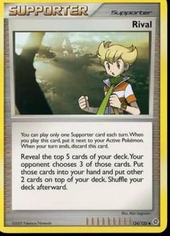 Pokemon Card - D&P: Secret Wonders 124/132 - RIVAL (uncommon)
