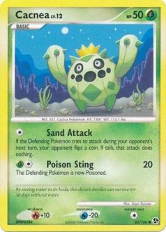 Pokemon Card - D&P: Great Encounters 62/106 - CACNEA (uncommon)