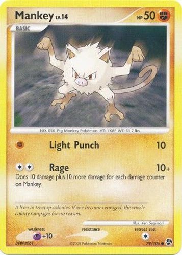 basic mankey pokemon card 2000 Pokémon Team Rocket 1st Edition Mankey 61/82 CGC 9.5 Gem Mint –  Oblivion Collectibles main image 1