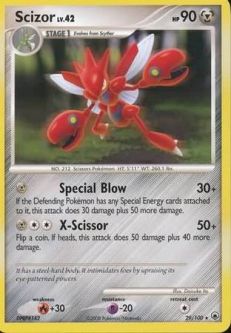 Pokemon Card - Majestic Dawn 29/100 - SCIZOR (rare)