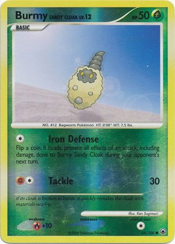 Pokemon Card - D&P: Majestic Dawn 54/100 - BURMY SANDY CLOAK (reverse  holo): BBToyStore.com - Toys, Plush, Trading Cards, Action Figures & Games  online retail store shop sale