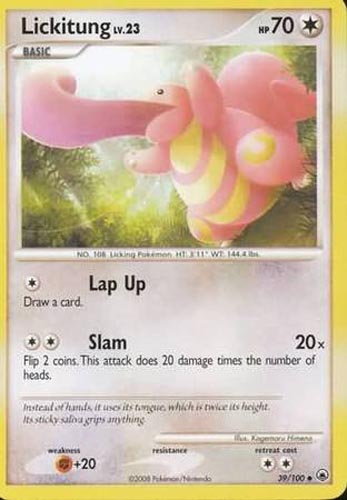 lickitung pokemon card price Amazon.com: Pokemon - Lickitung (78/111)
