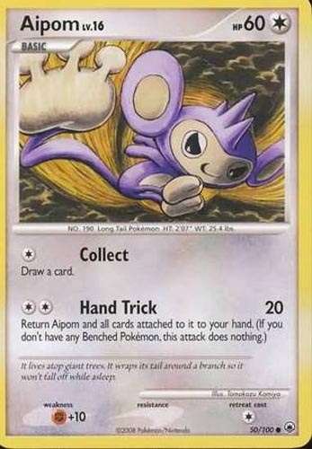 aipom pokemon card Pokemon Card HS Unleashed Single Card Common Aipom 43/95 – PokeOrder.com