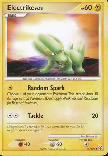 pokemon card electrike (B2b-098) Pokmon TCG Pocket The item may be similar but not exactly the same as the image (e.g Pokemon Card - D&P: Majestic