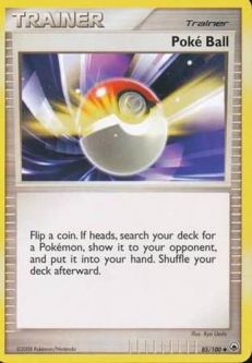Pokemon Card - D&P: Majestic Dawn 85/100 - POKE BALL (uncommon)