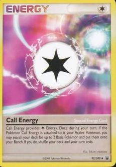 Pokemon Card - Majestic Dawn 92/100 - CALL ENERGY (uncommon)