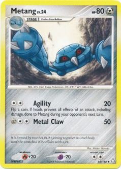 Pokemon Card - D&P: Legends Awakened 64/146 - METANG Lv.24 (uncommon)