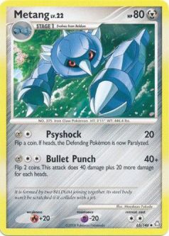 Pokemon Card - D&P: Legends Awakened 65/146 - METANG Lv.22 (uncommon)