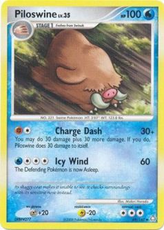 Pokemon Card - D&P: Legends Awakened 69/146 - PILOSWINE Lv.35 (uncommon)