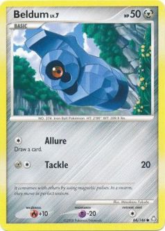 Pokemon Card - D&P: Legends Awakened 84/146 - BELDUM Lv.7 (common)