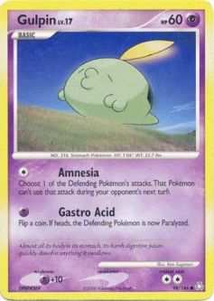 Pokemon Card - D&P: Legends Awakened 98/146 - GULPIN Lv.17 (common)