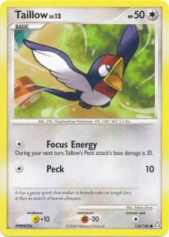 Pokemon Card - D&P: Legends Awakened 124/146 - TAILLOW Lv.12 (common)