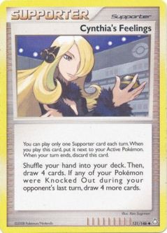 Pokemon Card - D&P: Legends Awakened 131/146 - CYNTHIA'S FEELINGS (uncommon)