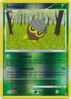 Pokemon Card - PL: Rising Rivals 78/111 - SEEDOT Lv.8 (reverse holo)