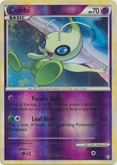 Pokemon Card - HS: Triumphant 3/102 - CELEBI (reverse holo)