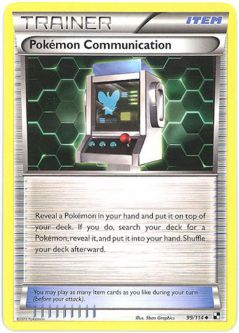 Pokemon Card - Black & White 99/114 - POKEMON COMMUNICATION (uncommon)