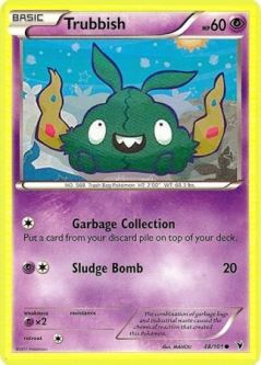 Pokemon Card - B&W: Noble Victories 48/101 - TRUBBISH (common)