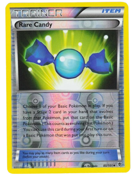 Pokemon Card - B&W: Plasma Blast 85/101 - RARE CANDY (reverse holo)