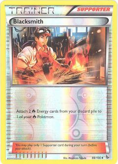 Pokemon Card - XY Flashfire 88/106 - BLACKSMITH (reverse holo)