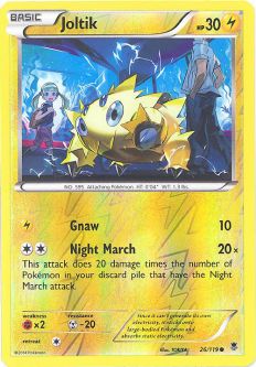 Pokemon Card - XY: Phantom Forces 26/119 - JOLTIK (reverse holo)