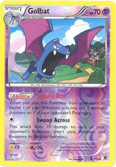 Pokemon Card - XY: Phantom Forces 32/119 - GOLBAT (reverse holo)