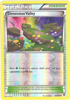 Pokemon Card - XY Phantom Forces 93/119 - DIMENSION VALLEY (reverse holo)