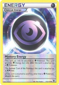 Pokemon Card - XY Phantom Forces 112/119 - MYSTERY ENERGY (reverse holo)