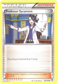 Pokemon Card - XY: Phantom Forces 101/119 - PROFESSOR SYCAMORE (uncommon)