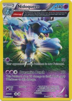 Pokemon Card - XY: Primal Clash 69/160 - NIDOQUEEN (reverse holo)