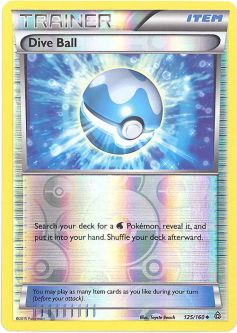Pokemon Card - XY Primal Clash 125/160 - DIVE BALL (reverse holo)
