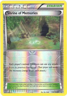 Pokemon Card - XY Primal Clash 139/160 - SHRINE OF MEMORIES (reverse holo)
