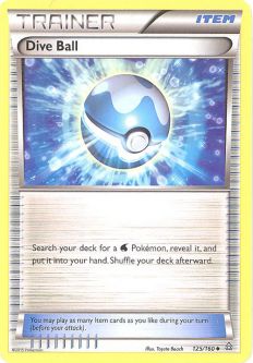Pokemon Card - XY Primal Clash 125/160 - DIVE BALL (uncommon)